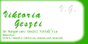 viktoria geszti business card